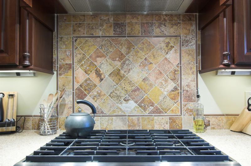 Slate Backsplash Installation