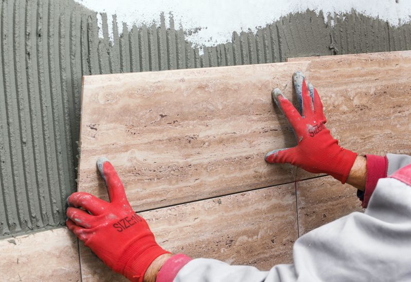 Outdoor Patio Tile Work